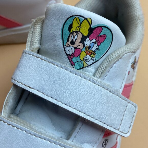 Adidas Disney Minnie Daisy Grand Court Sneakers - Toddler Size 11 - Picture 5 of 11